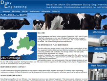 Tablet Screenshot of muellerdairyengineering.co.uk